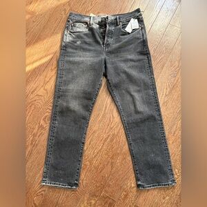 American Eagle Outfitters Charcoal Cropped Jeans